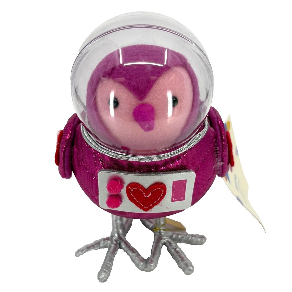 Featherly Friends Astra Astronaut Valentine's Day Target Spr!tz Bird Figurine